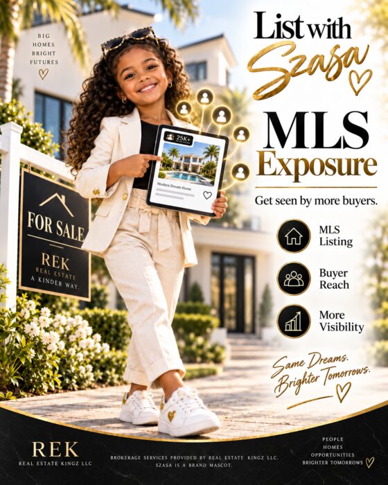 List with Szasa flat-fee MLS listing service by Real Estate Kingz