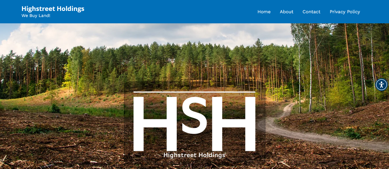 Highstreet Holdings - hshland.com - Get Cash for Your Land!